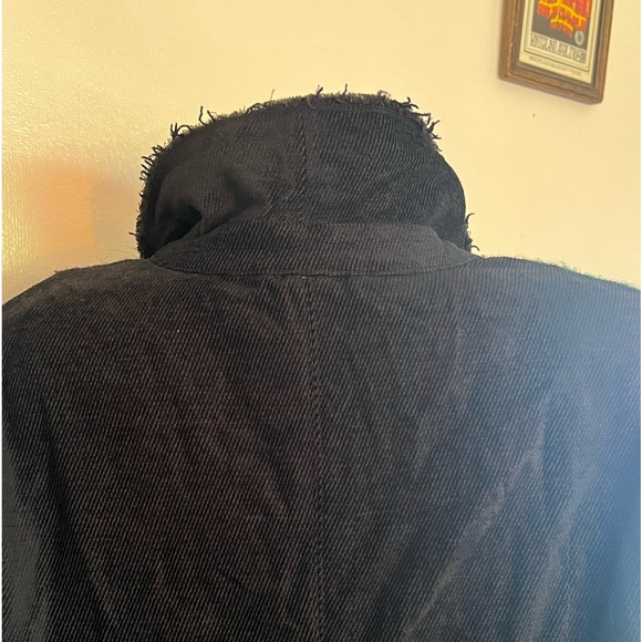 NWT🎁 Free People Better Together Blazer Women's Black & Teal Metallic Oversized - Picture 7 of 13